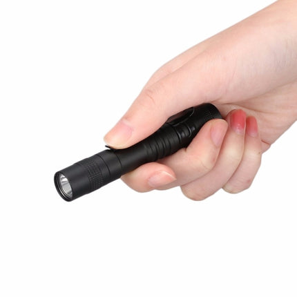 Mini LED Pen-shaped Strong Flashlight Pen Clip Torch, Size:9.1cm-garmade.com
