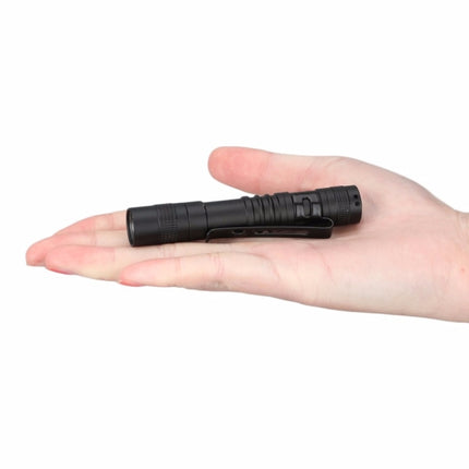 Mini LED Pen-shaped Strong Flashlight Pen Clip Torch, Size:13.3cm-garmade.com