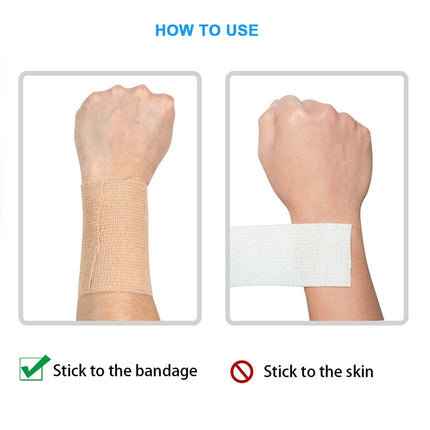 Self-adhesive Elastic Bandage for Sports, Size:450 x 10cm-garmade.com