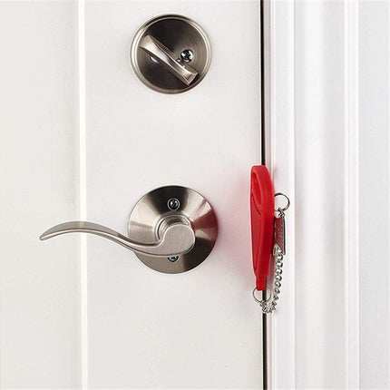 Portable Security Lock Door Lock Anti-theft Lock, Style:T Type-garmade.com