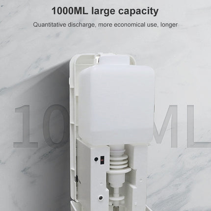 1000ML Automatic Induction Disinfection Machine Alcohol Sprayer Induction Type Non-contact Wall-mounted Soap Dispenser, Style:Liquid Drop-garmade.com