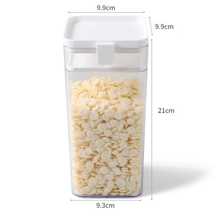 Plastic Sealed Cans Refrigerator Fresh-keeping Box Kitchen Moisture-proof Storage Cans Grains Storage Box Random Color Delivery, Capacity:1600ml-garmade.com