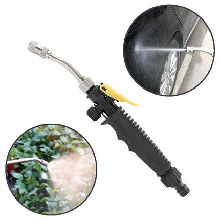 Garden Water Guns Stainless Steel Multifunction High Pressure Car Wash Spray Nozzle Hose Wand, Specification:30cm-garmade.com