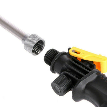 Garden Water Guns Stainless Steel Multifunction High Pressure Car Wash Spray Nozzle Hose Wand, Specification:72cm-garmade.com