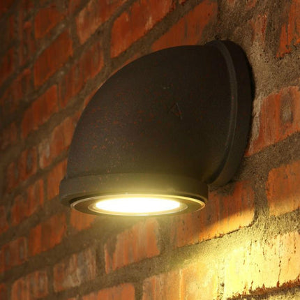 Single Head Conduit Loft Lamps Creative Stair Light Iron Art Porch Cafe Wall Lamps, Power Source:5W Wall Light-garmade.com