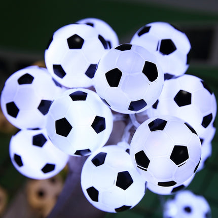 3m 20 LEDs Football Lantern String KTV Creative LED Decorative Light(White Light)-garmade.com