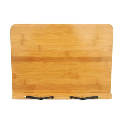 Wood Tablet Bookends Bracket Cookbook Textbooks Document Bamboo Foldable Reading Rest Book Stand, Type:Light Board Large-garmade.com