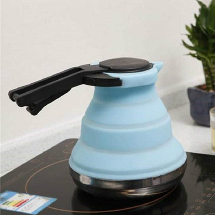 Kitchen Foldable Silicone Water Coffee Teapot(Blue)-garmade.com