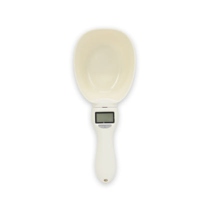 Portable Pet Food Electronic Weighing Measuring Spoon Cat Dog Food Measuring Spoon(White 250ml)-garmade.com