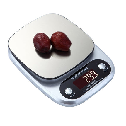BOH-C305 Kitchen Stainless Steel LCD Electronic Scale, Specification: 10kg / 1g-garmade.com