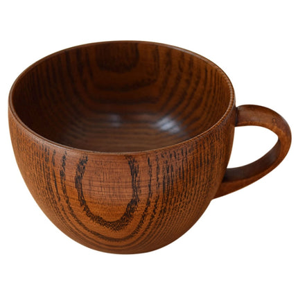 Mini Retro Handmade Wooden Coffee Tea Juice Water Cup Breakfast Beer Milk Drinkware with Handle-garmade.com