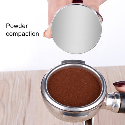 58mm CoffeeTamper Stainless Steel Coffee Powder Hammer Flat Base Powder Press(Blue)-garmade.com