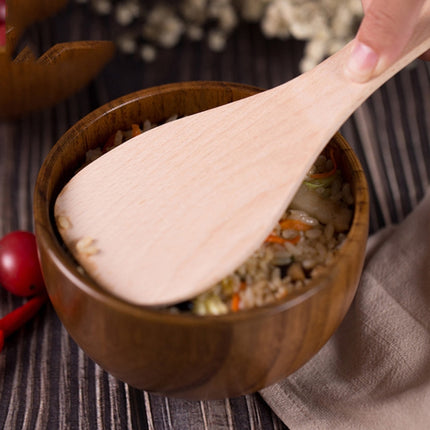 Adult Children Jujube Solid Wood Bowl Soup Noodle Bowl Household Tableware, Size:Diameter 11.5 cm-garmade.com