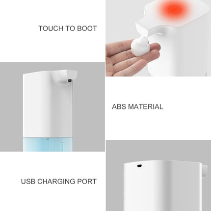 Foam Hand Washing Machine Home Hotel Intelligent Automatic Sensor Soap Dispenser Child Hand Antibacterial Hand Sanitizer(Blue)-garmade.com