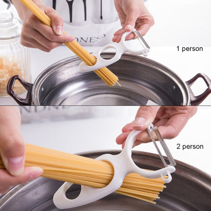 20 PCS Creative Stainless Steel Scraping Peeling Multi-function Vegetable and Fruit Peeler(White)-garmade.com