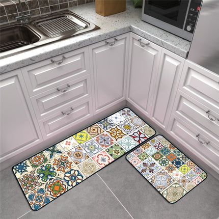 Modern Geometric Kitchen Anti-skid Mat Rugs Carpets, Size:40x60cm-garmade.com