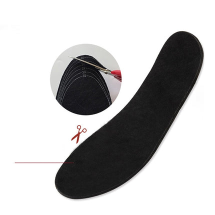 Smart Temperature-controlled Electric Insole Warm Foot Graphene Heating Insole Warm Foot Artifact Warm Foot Treasure, EU Plug, Size:36(Red for Women)-garmade.com