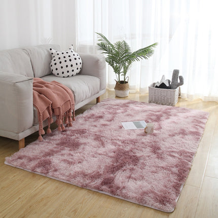 Simple Sofa Bedside Gradient Carpet Living Room Bedroom Mat, Color:Pink, Size:40x60cm-garmade.com