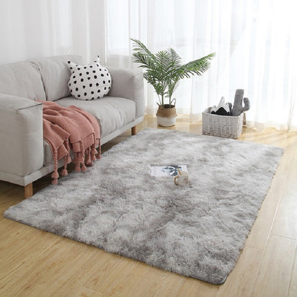 Simple Sofa Bedside Gradient Carpet Living Room Bedroom Mat, Color:Light Grey, Size:40x60cm-garmade.com