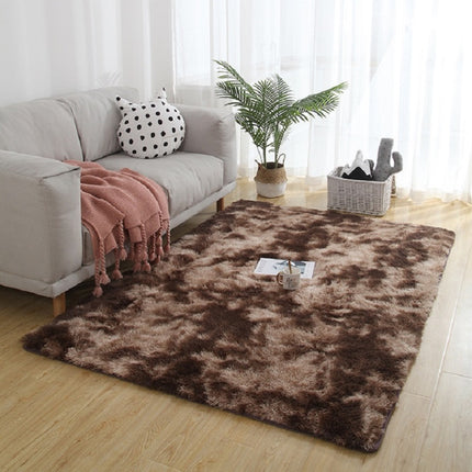 Simple Sofa Bedside Gradient Carpet Living Room Bedroom Mat, Color:Coffee, Size:40x60cm-garmade.com