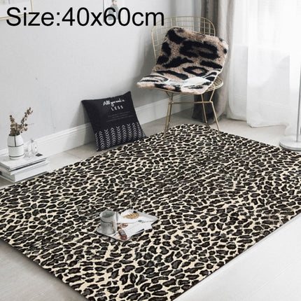 Fashion Leopard Print Carpet Living Room Mat, Size:40x60cm(R9)-garmade.com