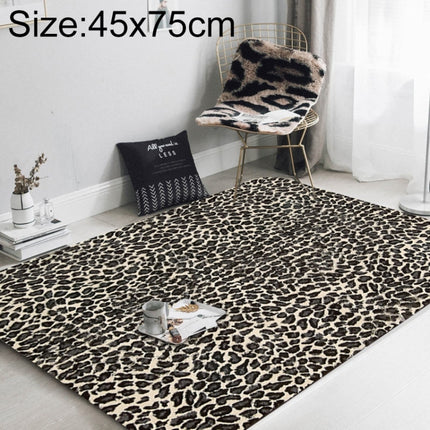 Fashion Leopard Print Carpet Living Room Mat, Size:45x75cm(R9)-garmade.com