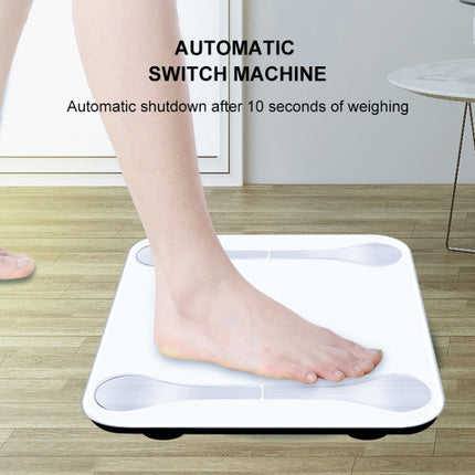 TUY Multifunctional Bluetooth Smart USB Mini Electronic Scale Weight Scale, Style:USB Charging Version(White)-garmade.com