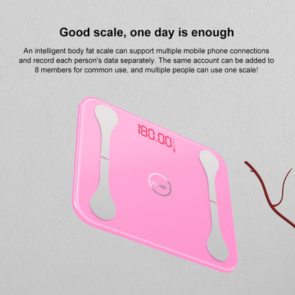 TUY Multifunctional Bluetooth Smart USB Mini Electronic Scale Weight Scale, Style:USB Charging Version(Pink)-garmade.com