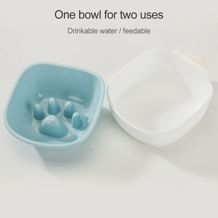 Dog and Cat Anti-choke Feeding Water Hanging Bowl Creative Plastic Pet Bowl, Style:Anti-choke(Gray)-garmade.com