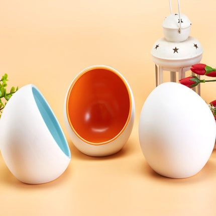Ceramic Capsule Cat Bowl Water Bowl Pet Supplies, Size:L(Orange)-garmade.com