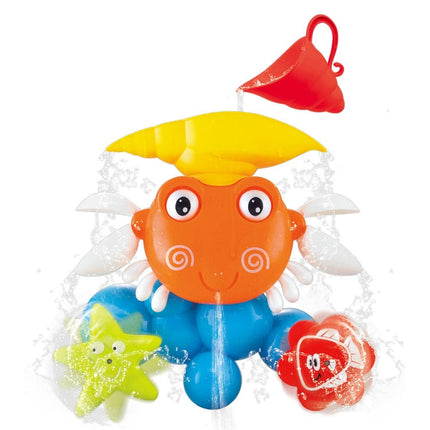 Children Bath Toys Crab Sunflower Shower Water Spray Bathroom Toys(As Show)-garmade.com