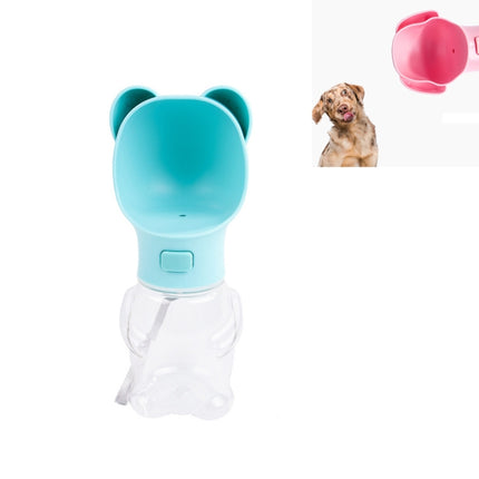 Outdoor Portable Pet Water Dispenser Cat and Dog Portable Drinking Fountain, Style:Small Dog(Blue)-garmade.com