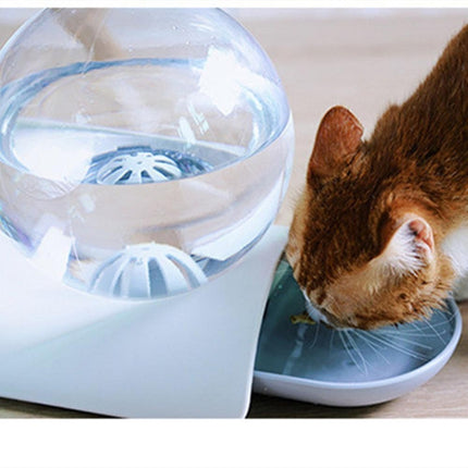 Pet Automatic Drinking Fountain Cat Drinking Bowl Supplies(Pink)-garmade.com