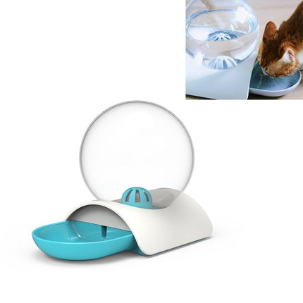 Pet Automatic Drinking Fountain Cat Drinking Bowl Supplies(Blue)-garmade.com