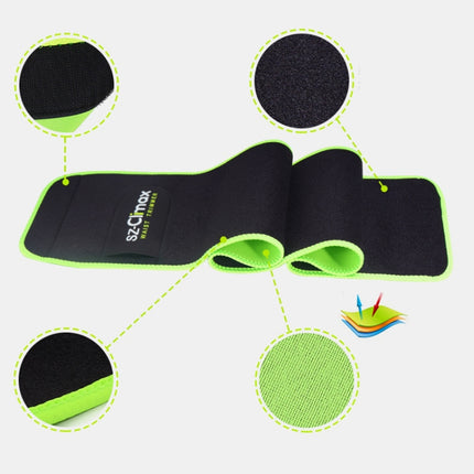 Outdoor Fitness Running Waist Shaping Body Warm Yoga Belt Breathable Sports Waist with Pocket(Black)-garmade.com