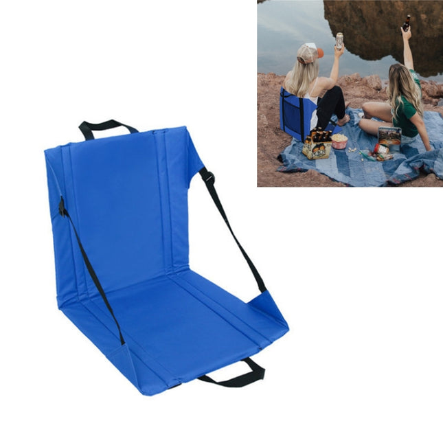 Outdoor Camping Picnic Stand Seat Cushion Folding Moisture-proof Dirty Wear-resistant Cushion(Blue)-garmade.com