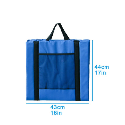 Outdoor Camping Picnic Stand Seat Cushion Folding Moisture-proof Dirty Wear-resistant Cushion(Blue)-garmade.com