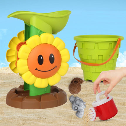 7-piece Children Beach Water Toy(Sunflower)-garmade.com
