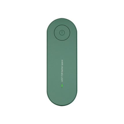 Mini Anion Air Purifier Smoke PM2.5 Remove Toilet Kitchen Air Purifier, Plug Type:EU Plug(Green)-garmade.com