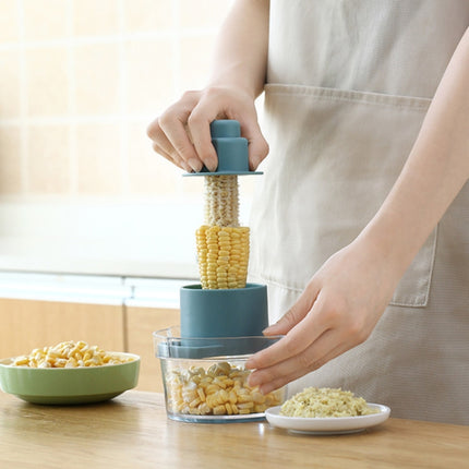 Household Multifunctional Corn Grain Peeler Mud Grinder(Blue)-garmade.com