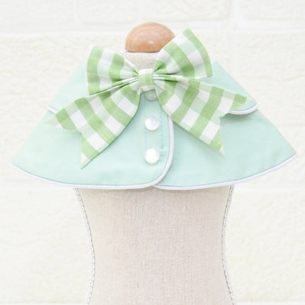 Pet Accessories Dog Small Shawl Bib Saliva Towel Triangle Scarf, Size:S(Light Green)-garmade.com