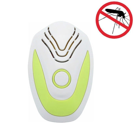 Multifunctional Ultrasonic Electronic Mosquito Repellent, Plug Type:UK Plug(Light Green)-garmade.com