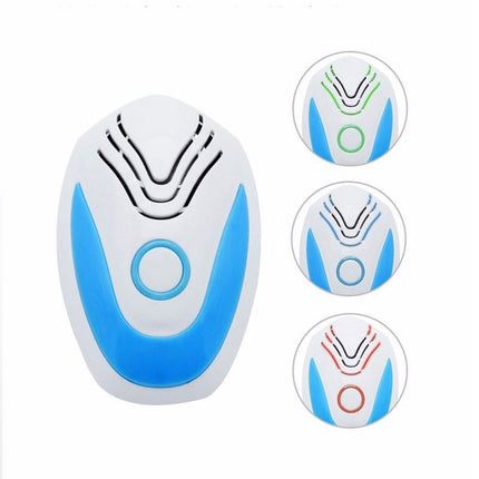 Multifunctional Ultrasonic Electronic Mosquito Repellent, Plug Type:UK Plug( Light Blue)(Light Blue)-garmade.com