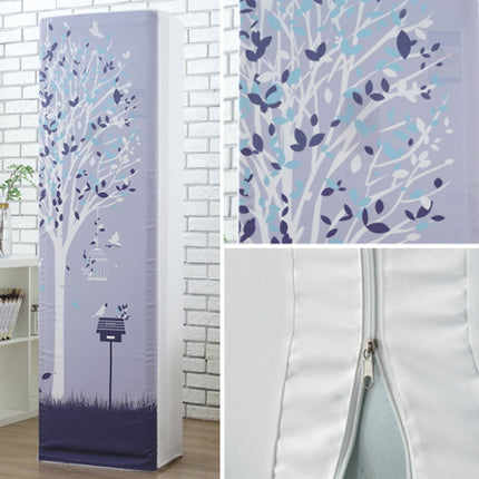 Simple Vertical Cabinet Type All Inclusive Air Conditioning Fabric Dust Cover, Size:180x55x35cm, Style:Swing-garmade.com