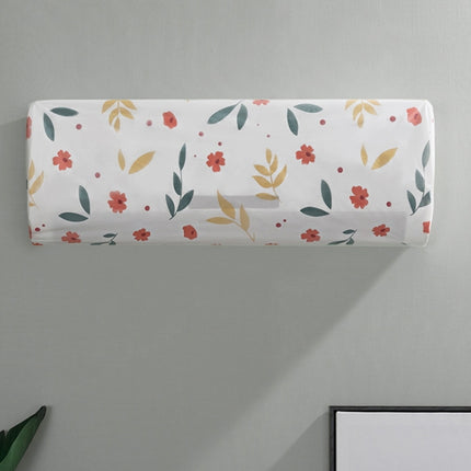 Air Conditioner Cover Hanging Air Conditioning Anti-Dust Dust All Inclusive Cover, Specification:80x31x21cm(Flower)-garmade.com