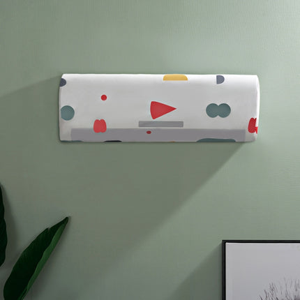 Air Conditioner Cover Hanging Air Conditioning Anti-Dust Dust All Inclusive Cover, Specification:86x31x21cm(Geometric)-garmade.com