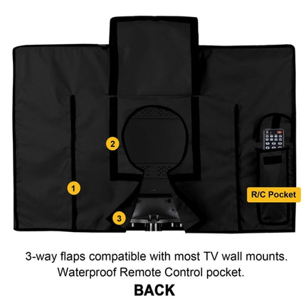 Outdoor TV Waterproof and Dustproof Universal Protector Cover, Size:36-38 inch-garmade.com