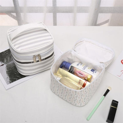 Fashion Makeup Travel Bag Women Portable Cosmetic Toiletries Storage Bag(Cactus)-garmade.com