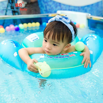 PVC Baby Inflatable Underarm Swim Ring with Side Flaps, Color:S-garmade.com