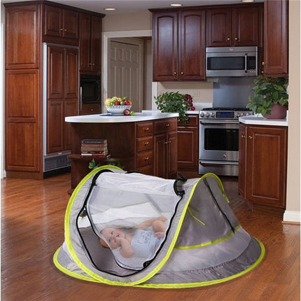 Travel Mosquito Net Ultralight Wei Portable baby beach tent(Gray)-garmade.com